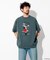 DISNEY/ディズニー/『ファンタジア』/魔法/ミッキーマウス/フロッキープリント クルーネックTシャツ