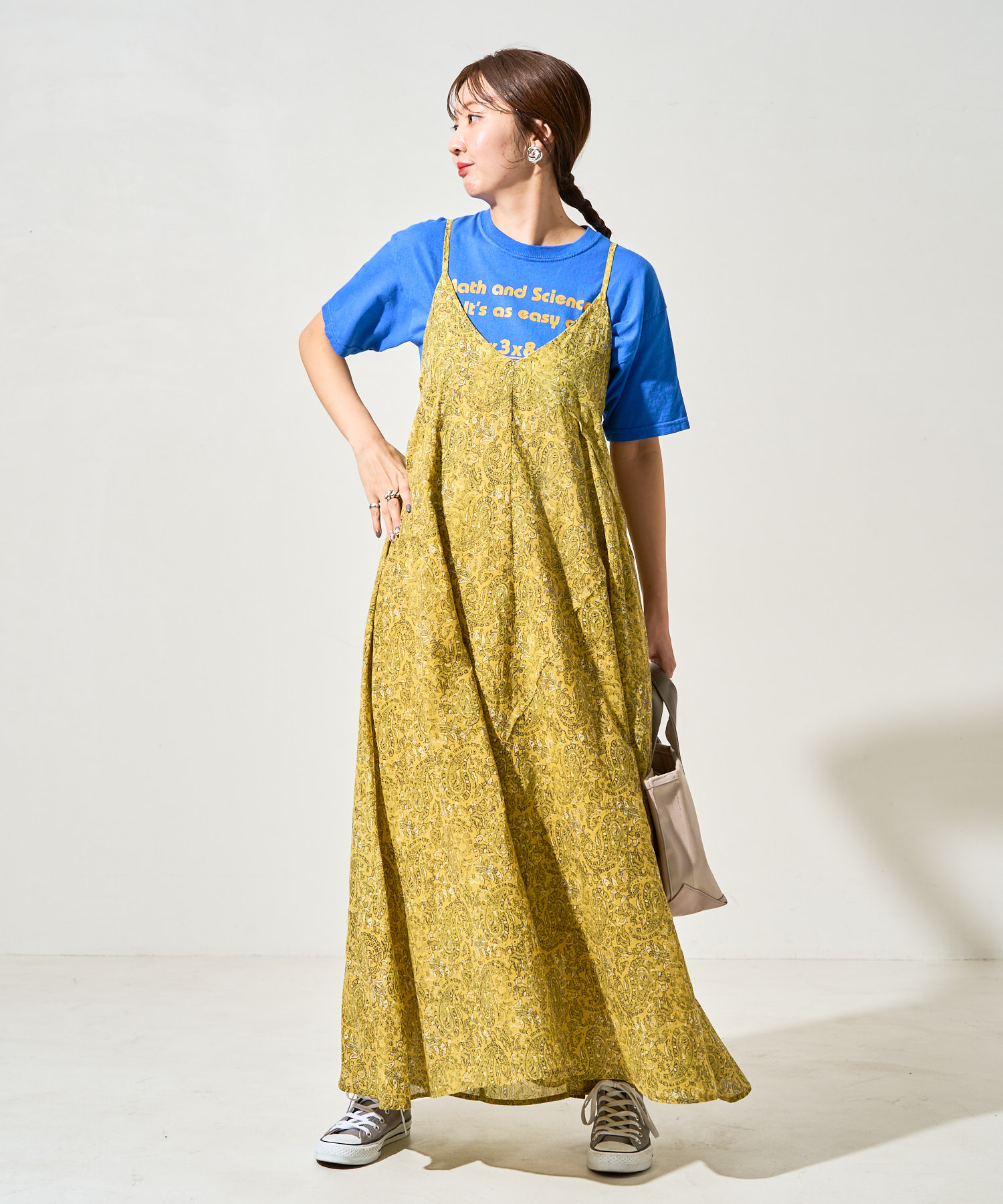 インド ペイズリー キャミワンピース【限定展開】