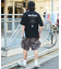WILD THINGS×FREAK'S STORE ワイルドシングス 別注 ビッグシルエット ロゴバックプリント クルーネック Tシャツ 【限定展開】