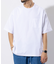 AIRDRY 高機能素材 7.7オンス ビックシルエット クルーネック ポケットTシャツ/吸水速乾/遮熱性/UVカット
