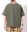 AIRDRY 高機能素材 7.7オンス ビックシルエット クルーネック ポケットTシャツ/吸水速乾/遮熱性/UVカット