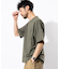 AIRDRY 高機能素材 7.7オンス ビックシルエット クルーネック ポケットTシャツ/吸水速乾/遮熱性/UVカット
