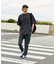 AIRDRY 高機能素材 7.7オンス ビックシルエット クルーネック ポケットTシャツ/吸水速乾/遮熱性/UVカット