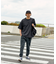 AIRDRY 高機能素材 7.7オンス ビックシルエット クルーネック ポケットTシャツ/吸水速乾/遮熱性/UVカット