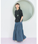 別注 2WAY ベルト付き ティアードチェックスカート