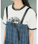 別注 2WAY ベルト付き ティアードチェックスカート
