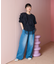 フリルチュールドッキングTシャツ