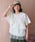 フリルチュールドッキングTシャツ
