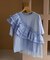 フリルチュールドッキングTシャツ