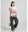 フリルチュールドッキングTシャツ