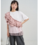 フリルチュールドッキングTシャツ