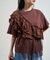 フリルチュールドッキングTシャツ