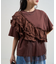 フリルチュールドッキングTシャツ