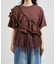 フリルチュールドッキングTシャツ