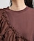 フリルチュールドッキングTシャツ