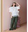 フリルチュールドッキングTシャツ
