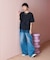 フリルチュールドッキングTシャツ