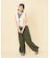 フロントリボン ニットベスト