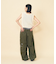 フロントリボン ニットベスト