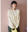 フロントリボン ニットベスト