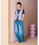 フロントリボン ニットベスト