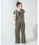 Vネックフレンチスリーブパンツセットアップ(カットソー・イージーパンツ)【限定展開】