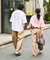 KELTY×FREAK'S STORE/ケルティ 別注 ビッグシルエット ツアーロゴ バックプリント クルーネックTシャツ 【限定展開】