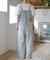 別注 Double Waist Suspender Salopette