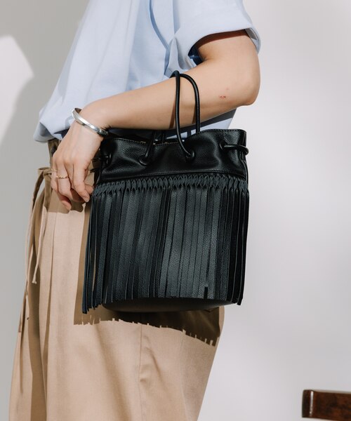 MASTER＆Co. レザーフリンジ2wayバッグ MASTER＆Co. レザーフリンジ2wayバッグ