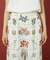 パッチワーク花刺繍パンツ