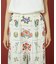 パッチワーク花刺繍パンツ