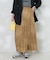 ランダムプリーツ ワッシャースカート