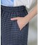チェックイージーパンツ <セットアップ対応＞