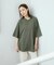 AIRDRY 高機能素材 7.7オンス ビックシルエット ヘンリーネックTシャツ/吸水速乾/遮熱性/UVカット