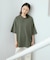 AIRDRY 高機能素材 7.7オンス ビックシルエット ヘンリーネックTシャツ/吸水速乾/遮熱性/UVカット