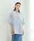 AIRDRY 高機能素材 7.7オンス ビックシルエット ヘンリーネックTシャツ/吸水速乾/遮熱性/UVカット