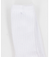 シンカー無地 WHITE クルーソックス(25.0-27.0cm対応)