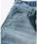 Super Wide Curve Double Knee Denim Cropped Pants