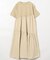 裾フリル ピグメント半袖ワンピース