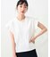 袖フリル ノースリーブTシャツ