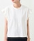 袖フリル ノースリーブTシャツ