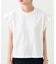 袖フリル ノースリーブTシャツ