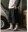 別注 2TUCK BAGGY WIDE TWILL SHORTS PANTS