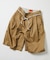 別注 2TUCK BAGGY WIDE TWILL SHORTS PANTS