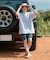 別注 コールマン matsui rocky camping SS TEE  バックプリント 半袖Tシャツ