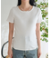バレエネック ランダムリブTシャツ
