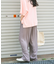 カラージョーゼットパンツ/レーヨンイージーパンツ