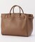 EMBOSSED LEATHER BELTED TOTE S/A4サイズ トートバッグ