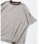 【Beach & Festival】マルチボーダー パイル クルーネック ポケットTシャツ ショートスリーブ