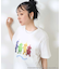 Teletubbies バックビューフロントプリントTシャツ